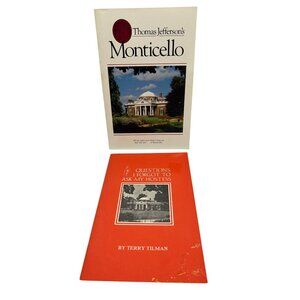 Pair Thomas Jeffersons Monticello Booklets Tour Book and Q & A By Terry Tilman